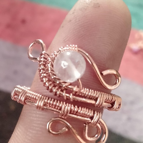 Ring handmade copper one size Adjustable - Picture 8 of 10